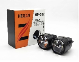 لنز 3 اینچ هگزا دو چشم پرژکتوری سه رنگ HP523
