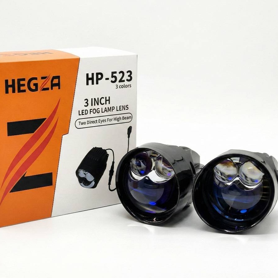 لنز 3 اینچ هگزا دو چشم پرژکتوری سه رنگ HP523