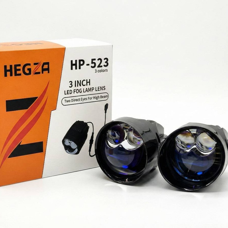 لنز 3 اینچ هگزا دو چشم پرژکتوری سه رنگ HP523