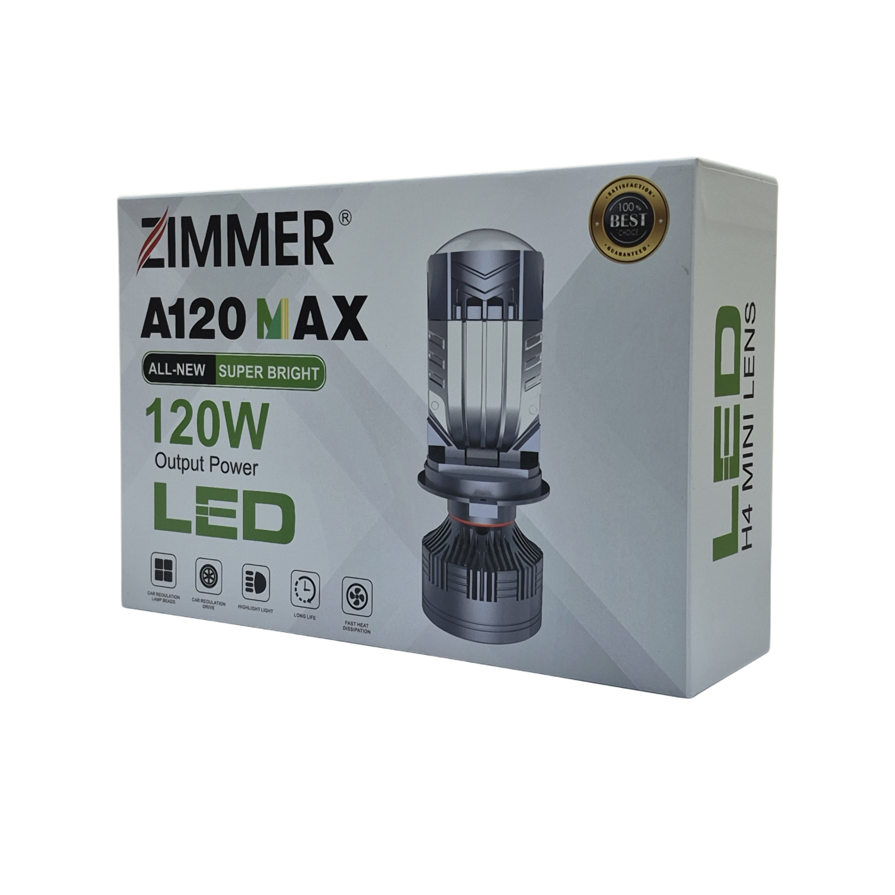 هدلایت لنز دار A120 MAX زیمر